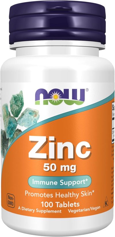غلوكونات الزنك من ناو 100 حبة 50 ملغ